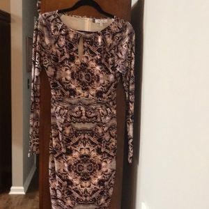 J Lo snakeskin print dress